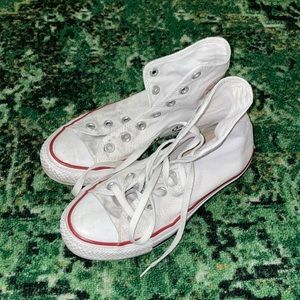 High Top White Converse